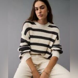 NWT AE Striped Long Weekend Sweater